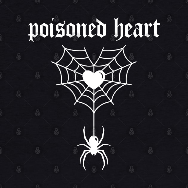 Poisoned heart into web (white) by Smurnov